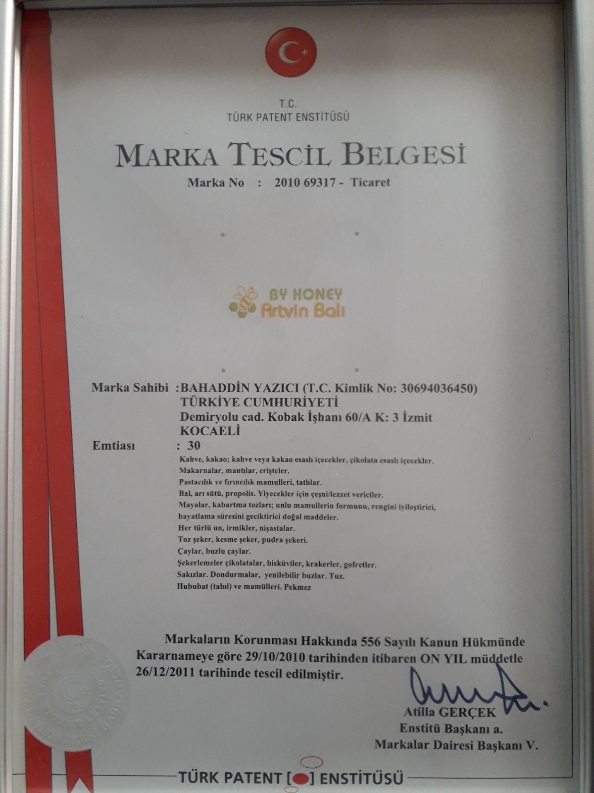 kalite belgeleri